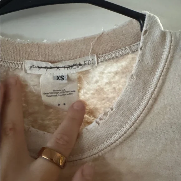 Free People x Tricia Fix Americana Sweatshirt - Picture 3 of 4